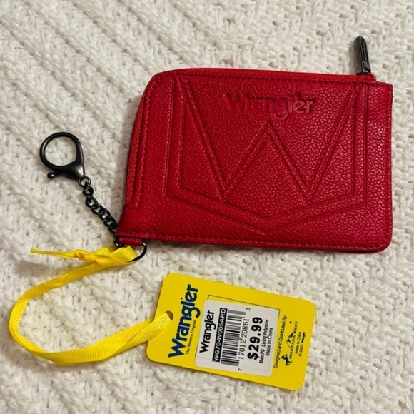 Wrangler Credit Card Womens Keychain Wallet, Front Pocket- NWT - Picture 1 of 4